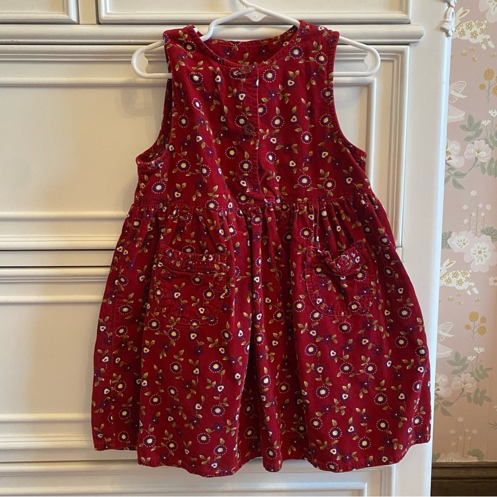 Vintage McKids Floral Jumper Dress